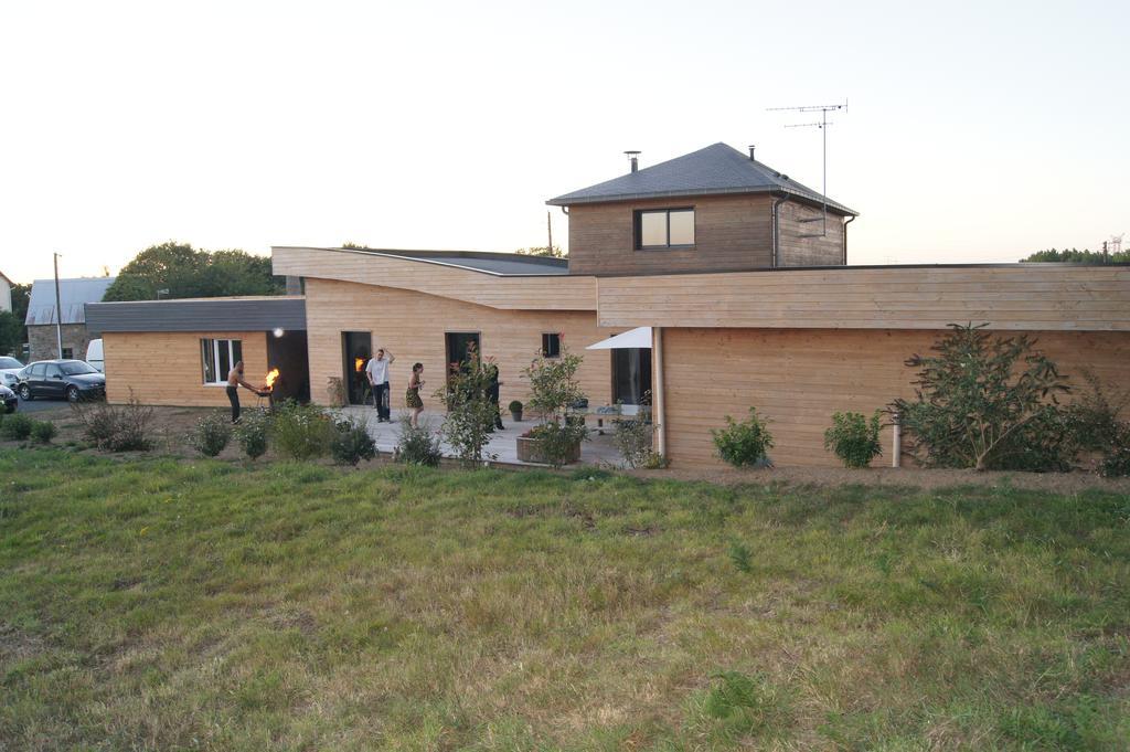 Maison En Ossature Bois Plaintel Eksteriør billede